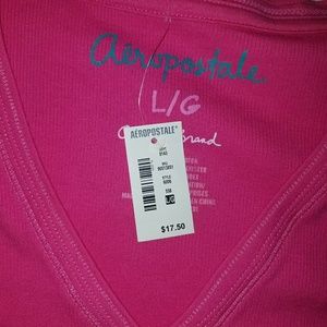 Aeropostale pink v neck